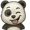 😜 Эмодзи «😍 Набор эмоджи с эмоциями панды» для Telegram