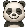 🙂 Эмодзи «😍 Набор эмоджи с эмоциями панды» для Telegram