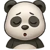 😮‍💨 Эмодзи «😍 Набор эмоджи с эмоциями панды» для Telegram