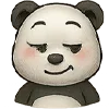 🫠 Эмодзи «😍 Набор эмоджи с эмоциями панды» для Telegram