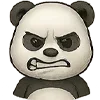 🤬 Эмодзи «😍 Набор эмоджи с эмоциями панды» для Telegram