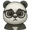 🤓 Эмодзи «😍 Набор эмоджи с эмоциями панды» для Telegram