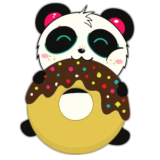 🍩 Эмодзи «Пандочка» для Telegram