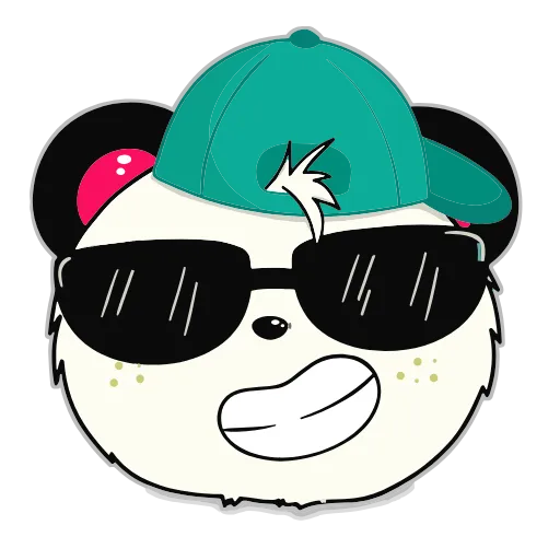😎 Эмодзи «Пандочка» для Telegram