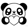 Стикерпак Panda для Telegram