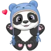 🐾 Эмодзи «Panda» для Telegram