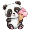 🐾 Эмодзи «Panda» для Telegram