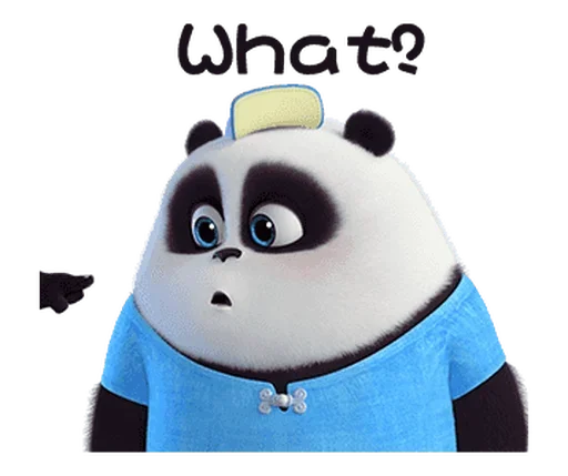 Стикерпак Naughty Panda Pange для Telegram — скачать