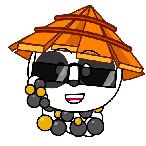 Стикерпак Panda Warrior для Telegram