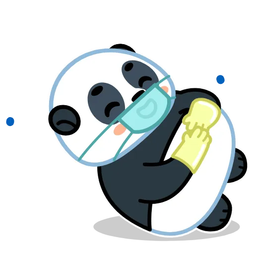 Стикерпак Panda Emic для Telegram — скачать