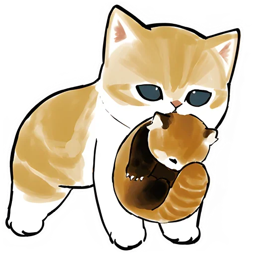 🥹 Стикер «Панда и Котик» для Telegram