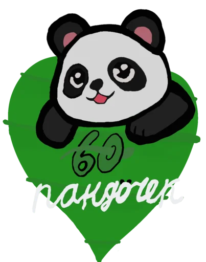6️⃣ Стикер «Panda Blog» для Telegram