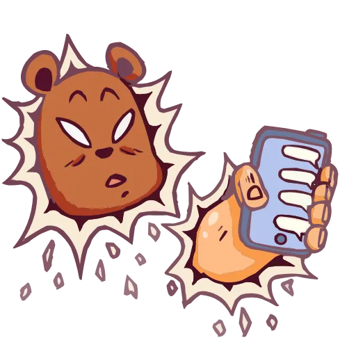 🤨 Эмодзи «Набор эмоджи «Папа-медведь» из ВК в качестве» для Telegram