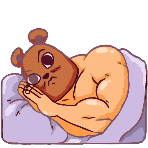 😴 Эмодзи «Набор эмоджи «Папа-медведь» из ВК в качестве» для Telegram
