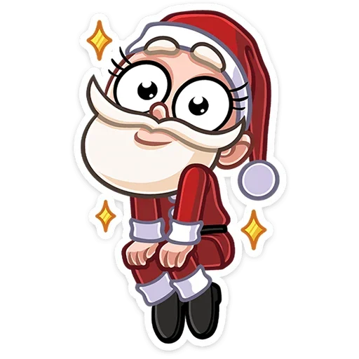 ☺ Стикер «Деда Мороз» для Telegram