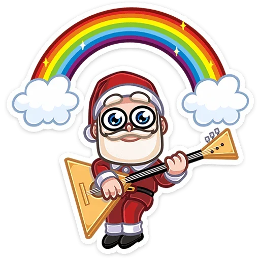 🌈 Стикер «Деда Мороз» для Telegram