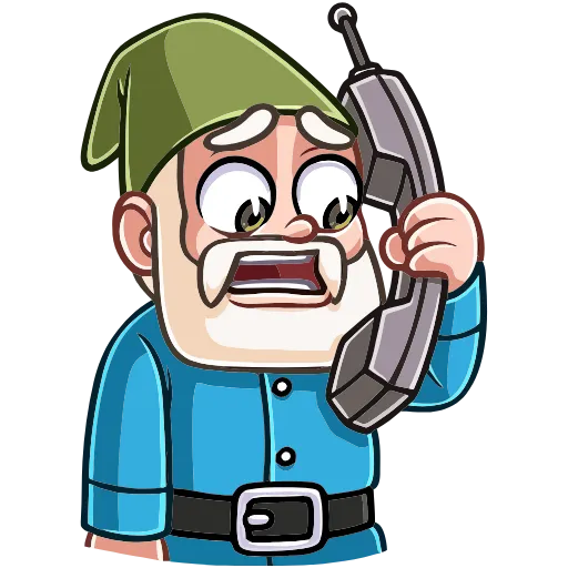 🤙 Эмодзи «Деда Гном» для Telegram