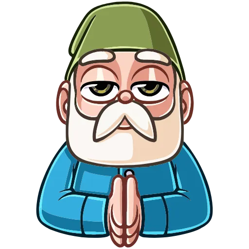 👌 Эмодзи «Деда Гном» для Telegram