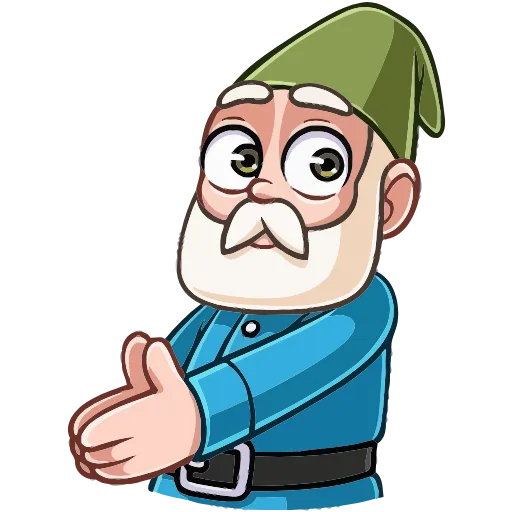 😟 Эмодзи «Деда Гном» для Telegram