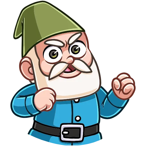 👊 Эмодзи «Деда Гном» для Telegram