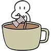 ☕️ Эмодзи «Папа Не На» для Telegram