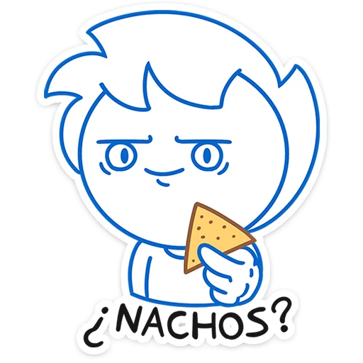 🥠 Стикер «Бумажный Найс» для Telegram