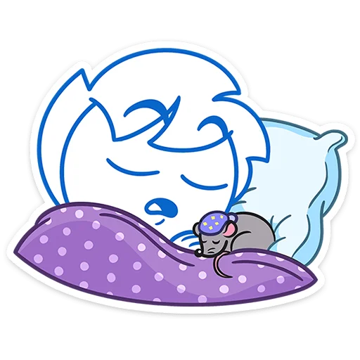 😴 Стикер «Бумажный Найс» для Telegram