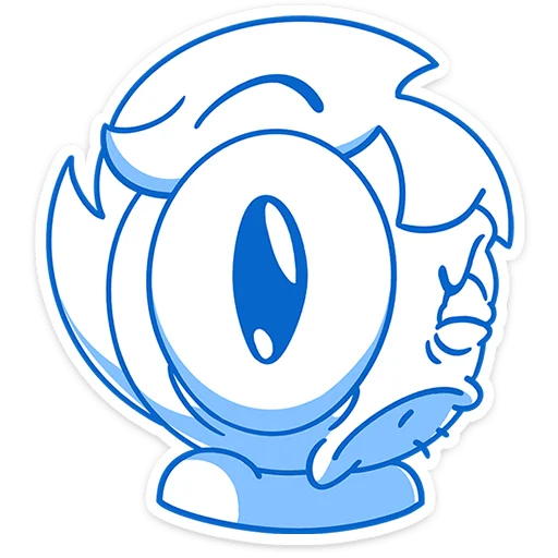 👁 Стикер «Бумажный Найс» для Telegram