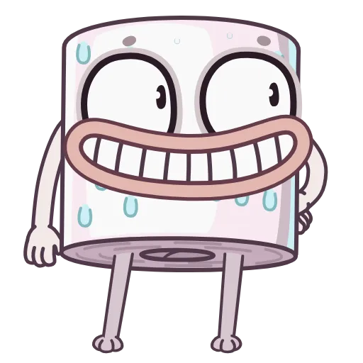 😅 Эмодзи «Туалетная Бумажка» для Telegram
