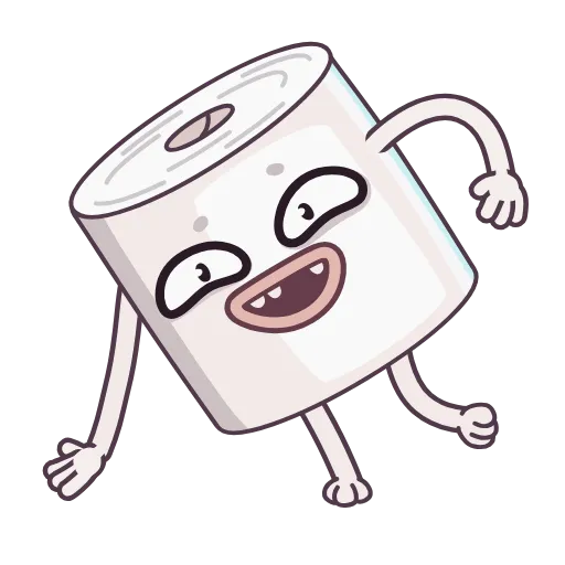 👋 Эмодзи «Туалетная Бумажка» для Telegram