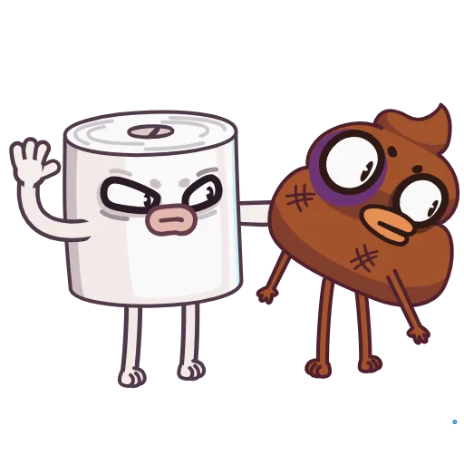 💩 Эмодзи «Туалетная Бумажка» для Telegram