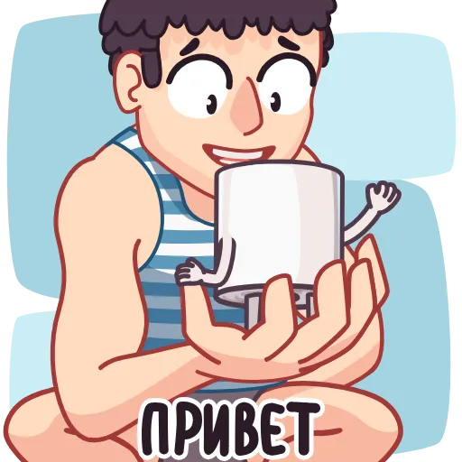 Эмодзи Туалетная Бумажка для Telegram — скачать