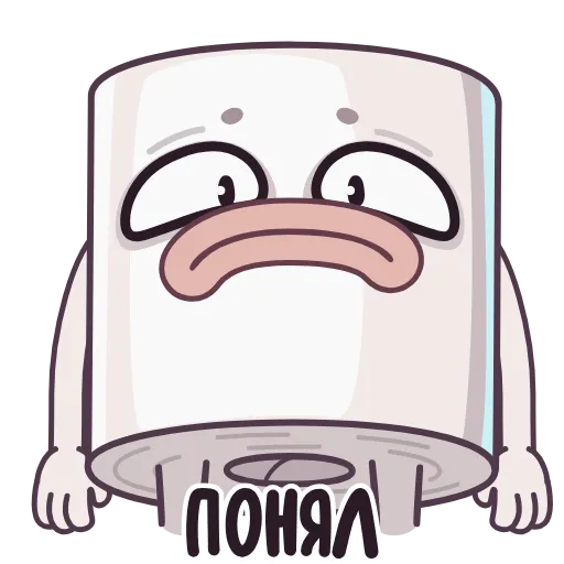 😖 Эмодзи «Туалетная Бумажка» для Telegram