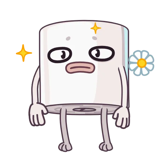 ☺ Эмодзи «Туалетная Бумажка» для Telegram