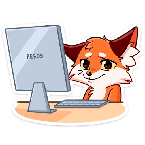 🖥 Стикер «Паппи 2.0 без надписей» для Telegram