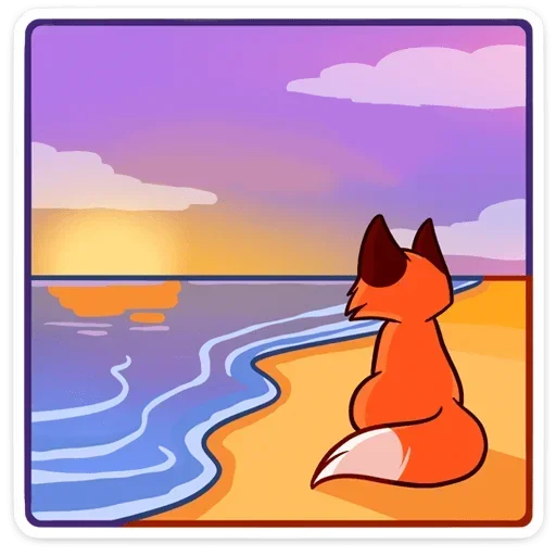 🌅 Стикер «Паппи 2.0 без надписей» для Telegram