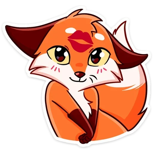 💋 Стикер «Паппи 2.0 без надписей» для Telegram