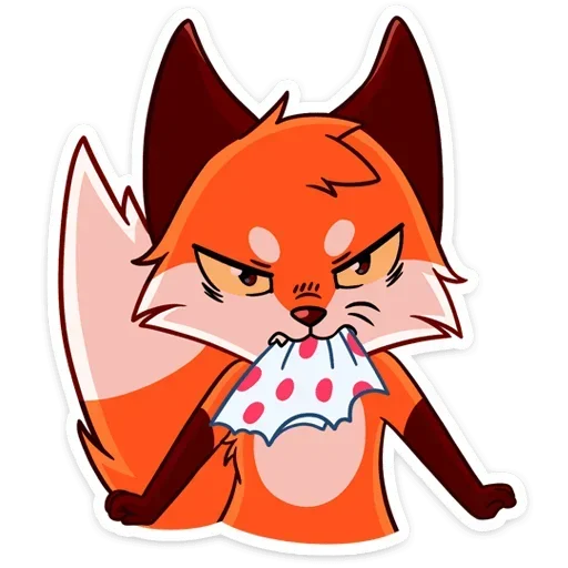 😡 Стикер «Паппи 2.0 без надписей» для Telegram