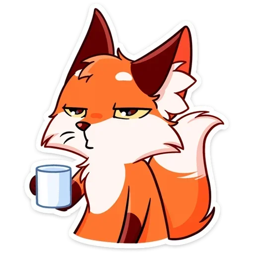 ☕️ Стикер «Паппи 2.0 без надписей» для Telegram