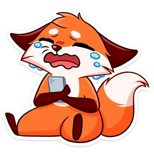 😭 Стикер «Паппи 2.0 без надписей» для Telegram