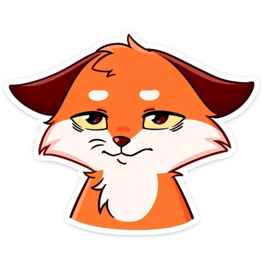 😕 Стикер «Паппи 2.0 без надписей» для Telegram