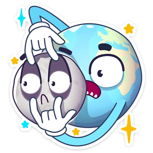 🎭 Стикер «Парад планет» для Telegram