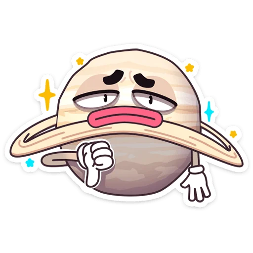 👎 Стикер «Парад планет» для Telegram