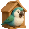 🏠 Эмодзи «Попугай Сан» для Telegram