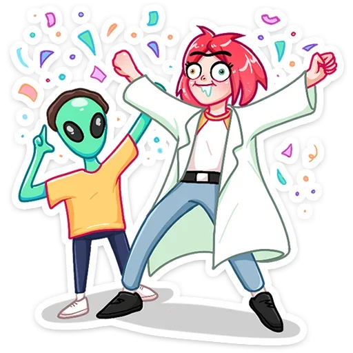 🥳 Стикер «Стар» для Telegram
