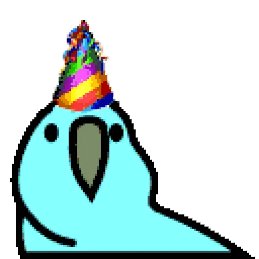 Стикерпак Party Parrot Animated 2 для Telegram — скачать