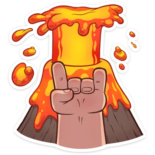 🌋 Стикер «Пашка» для Telegram