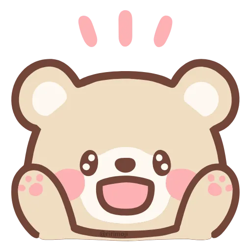 🤩 Эмодзи «Pastel Bear» для Telegram