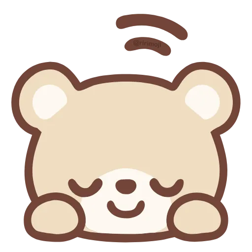 🙇‍♀️ Эмодзи «Pastel Bear» для Telegram
