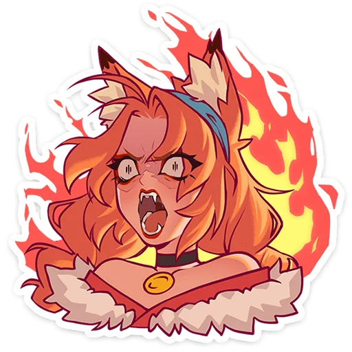 🦊 Стикер «Патрикеевна» для Telegram